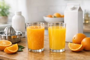 Zumo NFC vs zumo a partir de concentrado: diferencias reales de sabor, nutrientes y precio