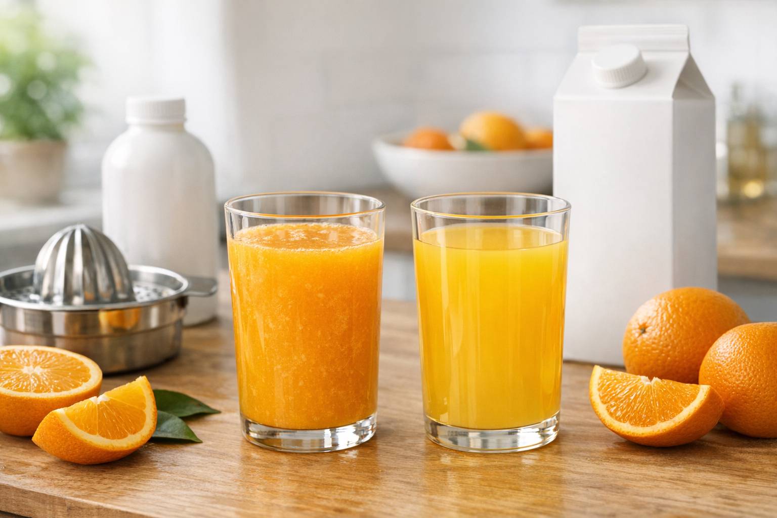 Zumo NFC vs zumo a partir de concentrado: diferencias reales de sabor, nutrientes y precio